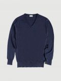 Pullover manica lunga Morgano - blu melange - 1