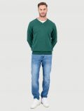 Maglia manica lunga casual Fynch-hatton - smeraldo - 1