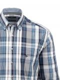 Camicia manica lunga casual Fynch-hatton - quadro blu - 1