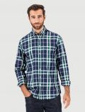 Camicia manica lunga casual Fynch-hatton - verde blu - 0