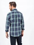 Camicia manica lunga casual Fynch-hatton - verde blu - 4