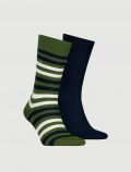 Calzini caldo cotone corti Tommy Hilfiger - verde militare - 0