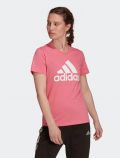 T-shirt manica corta sportiva Adidas - rosa - 0