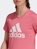 T-shirt manica corta sportiva Adidas - rosa - 1