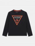 T-shirt manica lunga Guess - nero - 0