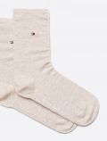 Calzini caldo cotone corti Tommy Hilfiger - beige chiaro - 1