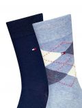 Calzini caldo cotone corti Tommy Hilfiger - azzurro - 1