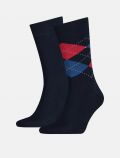 Calzini caldo cotone corti Tommy Hilfiger - blu rosso - 0