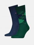 Calzini caldo cotone corti Tommy Hilfiger - verde scuro - 0