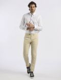 Pantalone Seventy - panna - 1