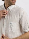 Camicia manica corta casual Fynch-hatton - bianco - 1