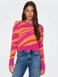 Pullover manica lunga Only - fucsia - 0