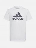 T-shirt manica corta sportiva Adidas - bianco - 0