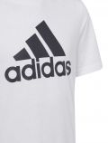 T-shirt manica corta sportiva Adidas - bianco - 2