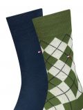 Calzini caldo cotone corti Tommy Hilfiger - verde militare - 1