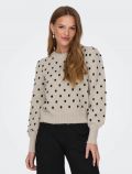 Pullover manica lunga Jdy - cemento - 0