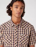 Camicia manica corta casual Wrangler - brown - 1