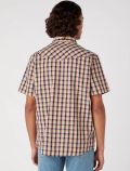 Camicia manica corta casual Wrangler - brown - 3