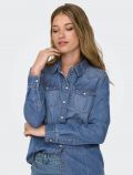 Camicia jeans Only - blu denim - 3