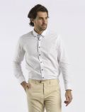 Camicia manica lunga casual Bugatti - bianco - 0