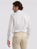 Camicia manica lunga casual Bugatti - bianco - 5