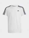 T-shirt manica corta sportiva Adidas - bianco - 0