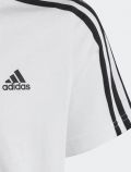 T-shirt manica corta sportiva Adidas - bianco - 1