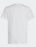 T-shirt manica corta sportiva Adidas - bianco - 4