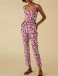 Pantalone Emme - porpora - 2