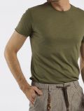 T-shirt manica corta Yes Zee - verde militare - 2