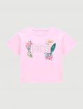 T-shirt manica corta Guess - rosa - 0