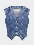 Gilet Jdy - medium blue denim - 0