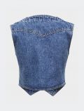 Gilet Jdy - medium blue denim - 1