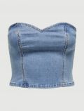 Top Only - medium blue denim - 0