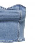 Top Only - medium blue denim - 1