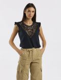 Camicia manica corta Fly Girl - blu - 2