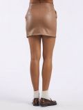 Gonna ecopelle San Babila - beige - 3