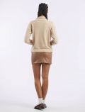 Gonna ecopelle San Babila - beige - 4