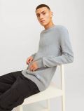 Maglia manica lunga Jack & Jones - light grey melange - 2