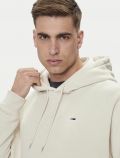 Maglia in felpa cappuccio Tommy Jeans - white - 1