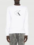 Maglia in felpa Calvin Klein - white - 0