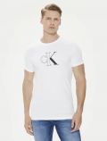 T-shirt manica corta Calvin Klein - white - 0