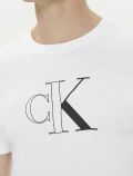 T-shirt manica corta Calvin Klein - white - 1