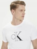 T-shirt manica corta Calvin Klein - white - 2