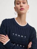 Pullover manica lunga Tommy Jeans - dark blu - 1