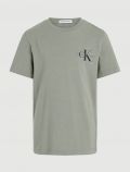 T-shirt manica corta Calvin Klein - verde - 0