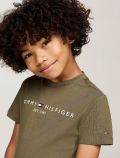 T-shirt manica corta Tommy Hilfiger - oliva - 1