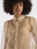 Camicia manica lunga elegante San Babila - beige - 1