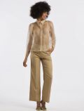 Camicia manica lunga elegante San Babila - beige - 2