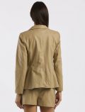 Giacca ecopelle Susy Mix - beige - 3